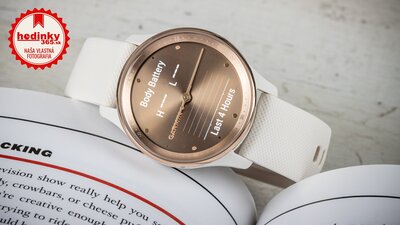 Garmin Vívomove Trend Peach Gold / Ivory Band