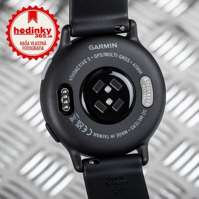 Garmin Vivoactive 5, Slate/ Black, Silicone Band