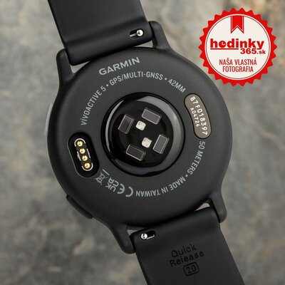 Garmin Vivoactive 5, Slate/ Black, Silicone Band