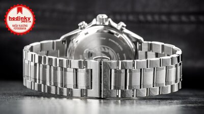 Oceľový náramok Ricardo Montorio, strieborný