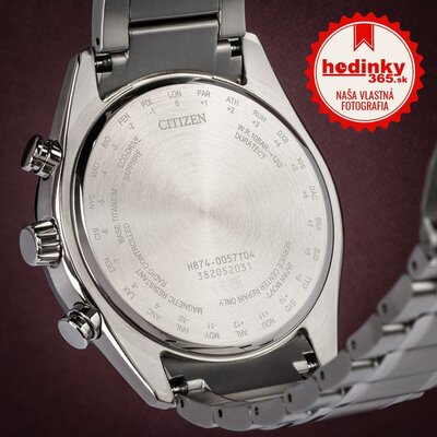 Citizen Športové Eco-Drive rádiom riadené Tsuki-yomi Moonphase Super Titanium BY1018-80X