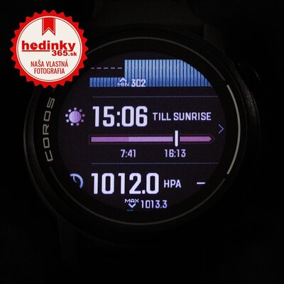 Coros Pace 3 Black / Silicone Band (rozbalené)