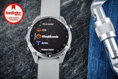 Garmin Descent Mk3 - 43 mm, strieborná/mlhovo šedá