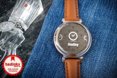 Garmin Lily 2 Classic Cream Gold/Tan Leather Band