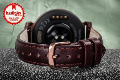 Garmin Lily 2 Classic Dark Bronze / Mulberry Leather Band