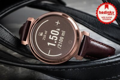 Garmin Lily 2 Classic Dark Bronze / Mulberry Leather Band