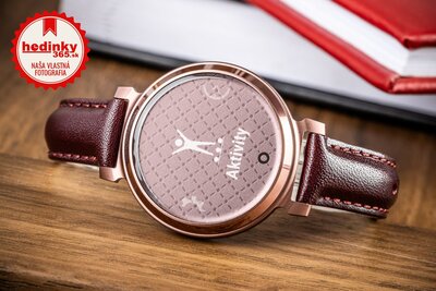 Garmin Lily 2 Classic Dark Bronze / Mulberry Leather Band