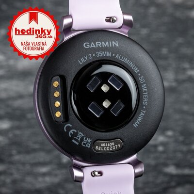 Garmin Lily 2 Metallic Lilac / Lilac Silikónový náramok