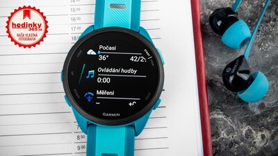 Garmin Forerunner 165 Music, tyrkysová/vodná