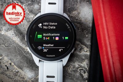 Garmin Forerunner 165, Mist Grey/Whitestone