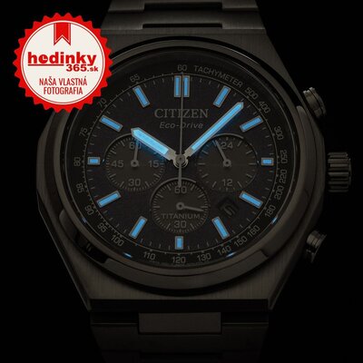 Citizen Sports Eco-Drive Super Titanium Chronograph CA4610-85L