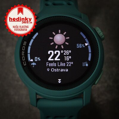 Coros Pace 3 Emerald / Silicone Band
