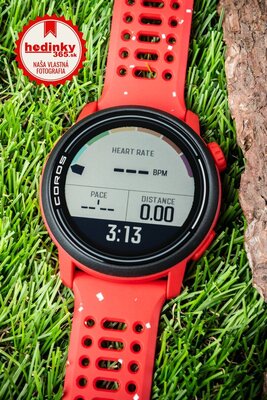 Coros Pace 3 Red / Silicone Band