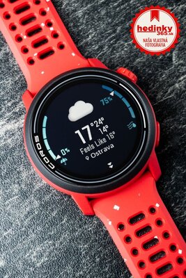 Coros Pace 3 Red / Silicone Band