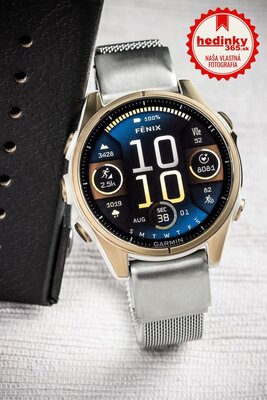 Oceľový náramok Ricardo 20mm (pro Garmin Fenix 8/7S/6S (43mm), aj.), strieborný, QuickFit