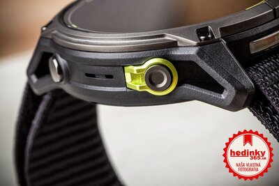 Garmin Enduro 3 Titanium DLC, Black UltraFit Nylon Band