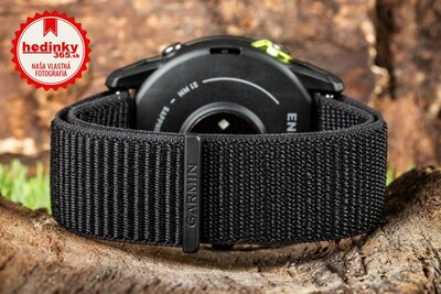 Garmin Enduro 3 Titanium DLC, Black UltraFit Nylon Band