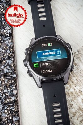 Garmin Fenix 8 AMOLED 43 mm, Sapphire Carbon Gray Titanium Black (rozbalené)