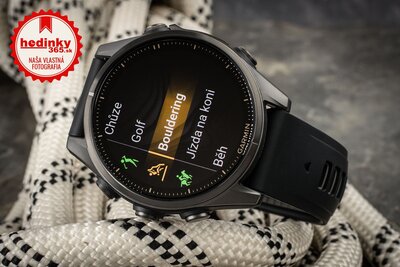 Garmin Fenix 8 AMOLED 43 mm, Sapphire Carbon Gray Titanium Black (rozbalené)