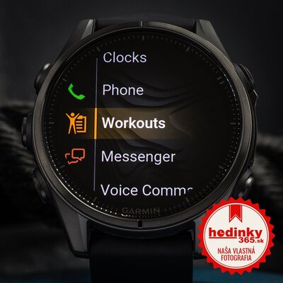 Garmin Fenix 8 AMOLED 43 mm, Sapphire Carbon Gray Titanium Black (rozbalené)