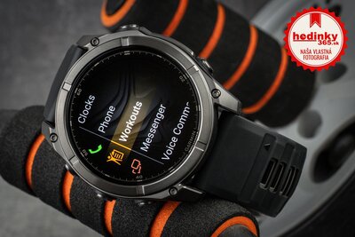 Garmin Fenix 8 AMOLED 51 mm, Sapphire Carbon Gray Titanium Black