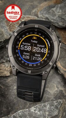 Garmin Fenix 8 AMOLED 51 mm, Sapphire Carbon Gray Titanium Black