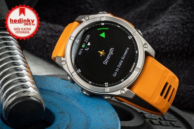 Garmin Fenix 8 AMOLED 51 mm, Sapphire Titanium Graphite Spark Orange Band (rozbalené)
