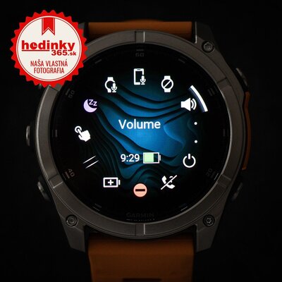 Garmin Fenix 8 AMOLED 51 mm, Sapphire Titanium Graphite Spark Orange Band (rozbalené)