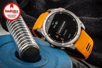 Garmin Fenix 8 AMOLED 51 mm, Sapphire Titanium Graphite Spark Orange Band (rozbalené)