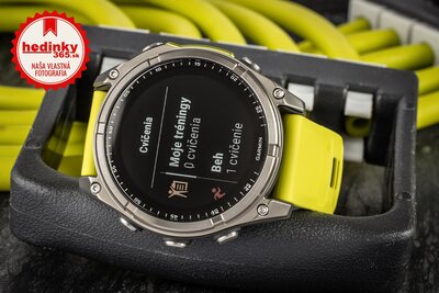 Garmin Fenix 8 SOLAR 47 mm, Sapphire Graphite Titanium Yellow Band (rozbalené)