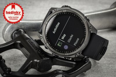 Garmin Fenix 8 SOLAR 51 mm, Sapphire Carbon Gray Titanium Black