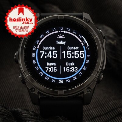 Garmin Fenix 8 SOLAR 51 mm, Sapphire Carbon Gray Titanium Black