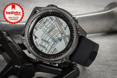 Garmin Fenix 8 SOLAR 51 mm, Sapphire Carbon Gray Titanium Black