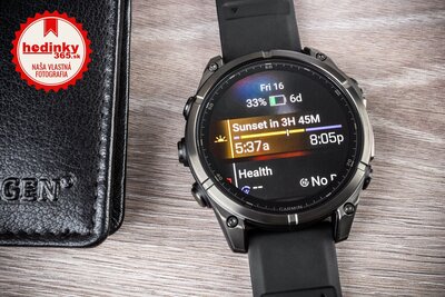 Garmin Fenix 8 AMOLED 47 mm, Sapphire Carbon Gray DLC Titanium Black