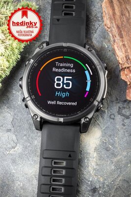 Garmin Fenix 8 AMOLED 47 mm, Sapphire Carbon Gray DLC Titanium Black