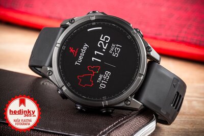Garmin Fenix 8 AMOLED 47 mm, Sapphire Carbon Gray DLC Titanium Black