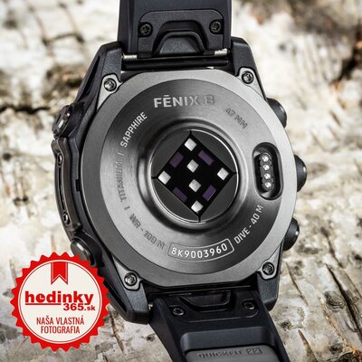 Garmin Fenix 8 AMOLED 47 mm, Sapphire Carbon Gray DLC Titanium Black