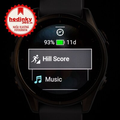Garmin Fenix 8 AMOLED 43 mm, Sapphire Soft Gold Stainless Steel Fog Gray (rozbalené)