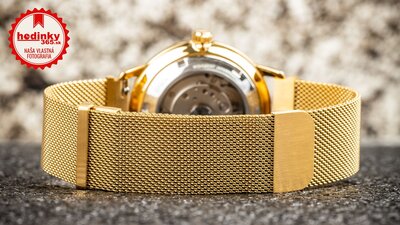 Oceľový náramok Ricardo Milanese, zlatý, magnetický 20mm