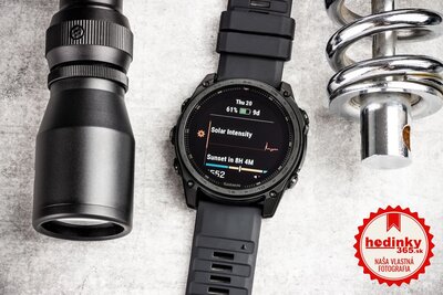 (SK) Garmin Tactix 8 Sapphire SOLAR 51mm, Black (+ náhradný remienok)
