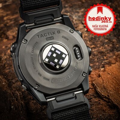 (SK) Garmin Tactix 8 Sapphire SOLAR Elite 51mm, Black (+ náhradný remienok)