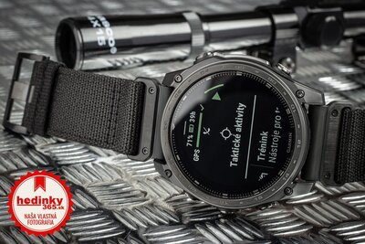 (SK) Garmin Tactix 8 Sapphire SOLAR Elite 51mm, Black (+ náhradný remienok)