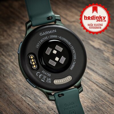 Garmin Lily 2 Active Jasper Green / Jasper Green Silicone Band