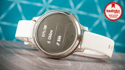 Garmin Lily 2 Active Lunar Gold / Bone Silicone Band