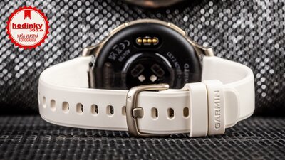 Garmin Lily 2 Active Lunar Gold / Bone Silicone Band