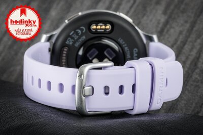 Garmin Lily 2 Active Silver / Purple Jasmine Silicone Band