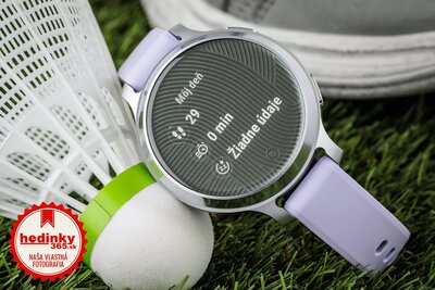 Garmin Lily 2 Active Silver / Purple Jasmine Silicone Band