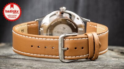 Kožený remienok Ricardo Napoli, hnedý V1