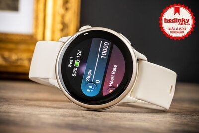 Garmin Vívoactive 6, Lunar Gold / Ivory, Silicone Band