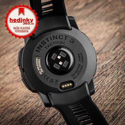 Garmin Instinct 3 SOLAR 50mm, Tactical Edition, Black